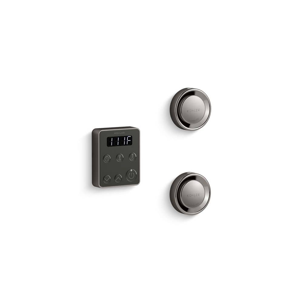 Invigoration Series Tandem Steam Generator Control Kit with Power Clean in Vibrant Titanium
