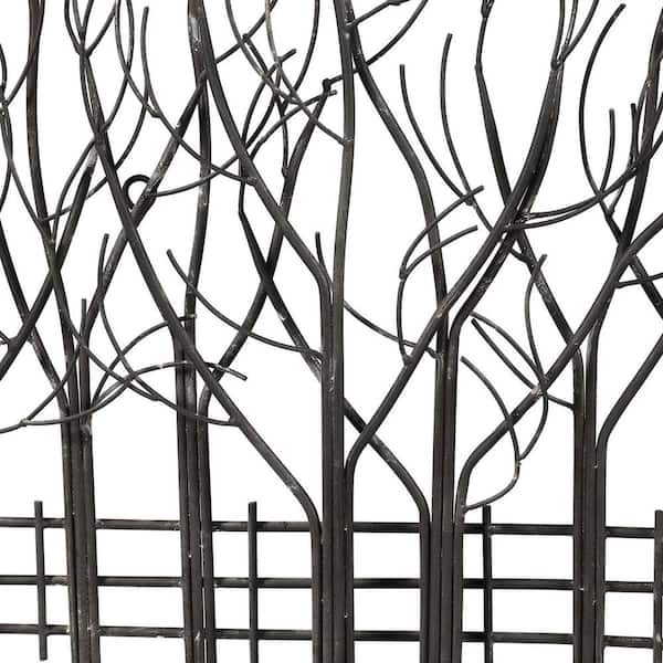 LuxenHome Metal Field of Trees Wall Art WHA947 - The Home Depot