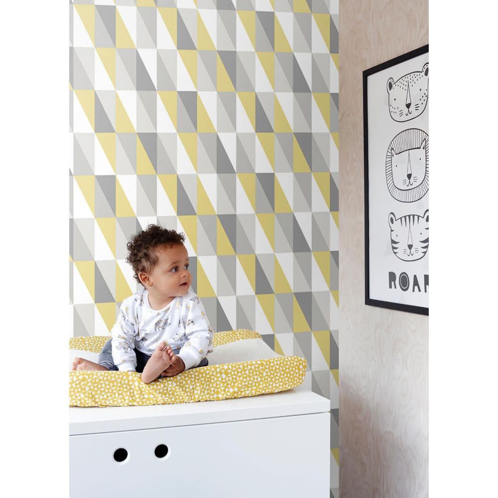 Safari Animal Print Beige and White Washable Wallpaper