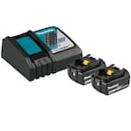 1-10X Makita Akku 18V 5,0AH BL1850B BL1860B BL1830BL1815N LED LXT400 Ladegerät e