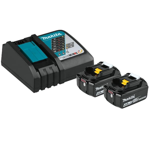18-Volt LXT Lithium-Ion Battery and Rapid Optimum Charger Starter Pack (4. 0Ah)