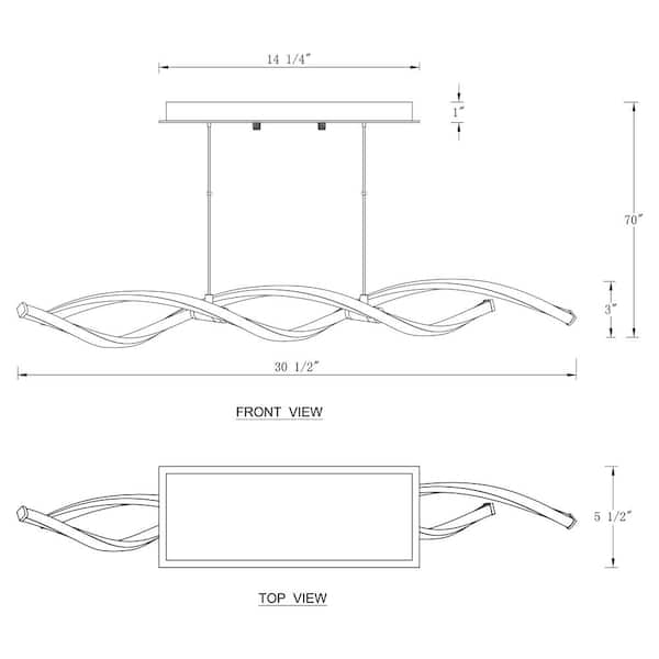 Z Gallerie - A Fresh Look - Cascada Chandelier