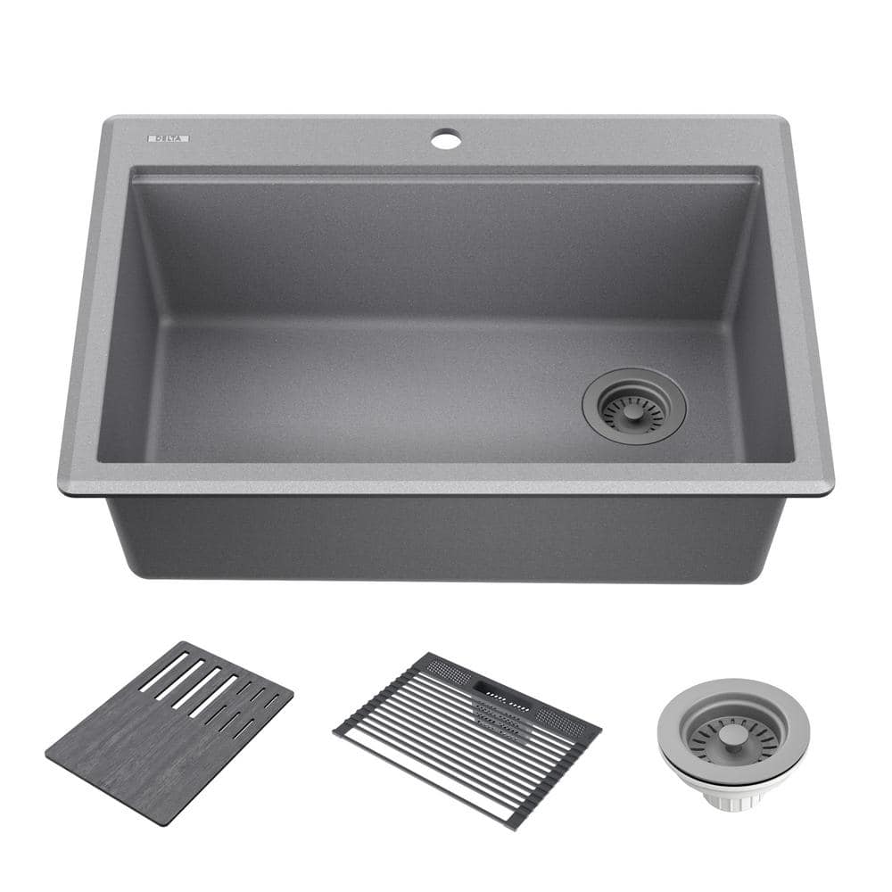SinkSide Escurreplatos plegable - Dark Grey