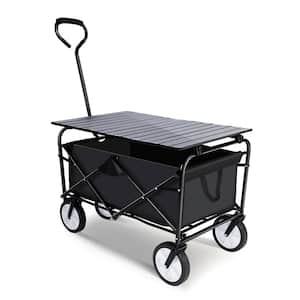2.5 cu. ft. Fabric Garden Cart in Black