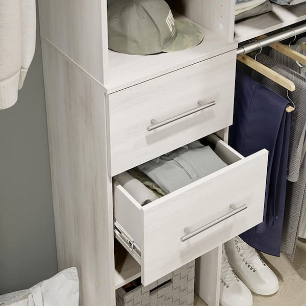 ClosetMaid Style+ 10 in. x 17 in. Bleached Walnut Modern Drawer