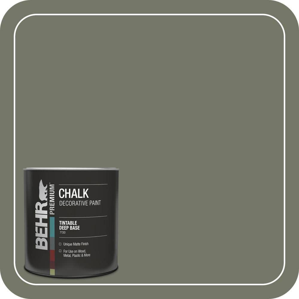 BEHR 1 qt. #PPU10-19 Conifer Green Interior Chalk Finish Paint
