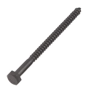 1/4 in. x 4 in. Black Exterior Hex Head Lag Screw