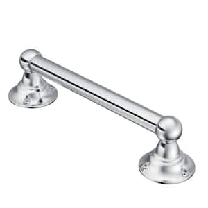Home Care 9 in. x 7/8 in. Exposed Screw Grab Bar in Chrome
