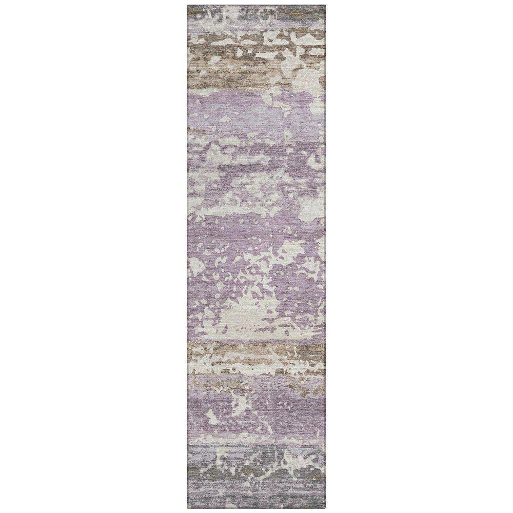 Lavender Rag Rug Addison Rugs Chantille Machine Washable Indoor/Outdoor Abstract ACN2398 ...