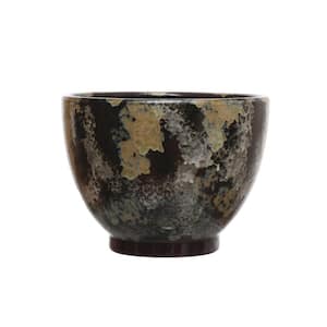 13.37 in. L x 13.37 in. W x 9.62 in. H 29 qts. Multicolored Hand-Painted Stone Decorative Pots