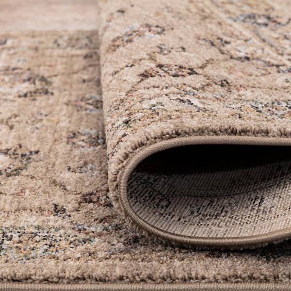 Concord Global Trading Cashmere Taupe 3 ft. x 4 ft. Traditional