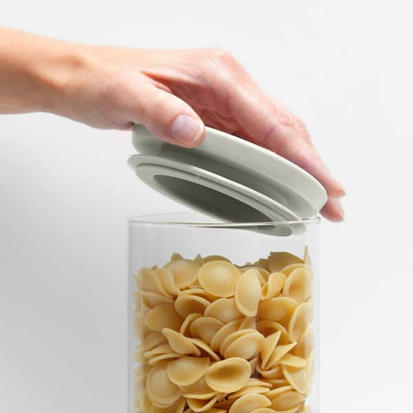 Set van 8 glazen met deksel, 4 x 750 ml 4 x 400 ml - luchtdichte