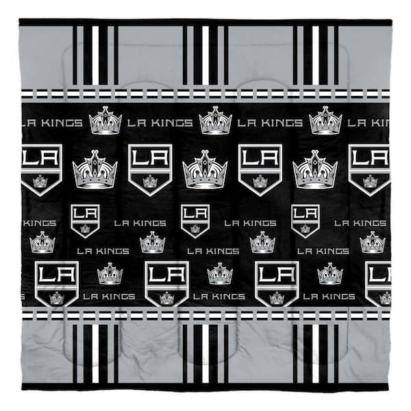 THE NORTHWEST GROUP 5-Piece Multi Colored Los Angeles Kings Rotary Queen Size Polyester Bed in a Bag Set