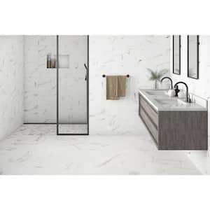 Belmar White AC 12 in. x 24 in. Glazed Porcelain Floor and Wall Tile (17.60 sq. ft./Case)
