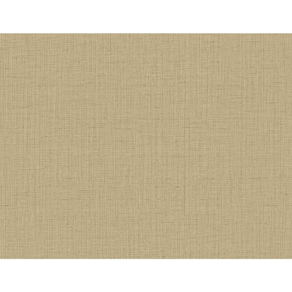 Kenneth James Oriel Khaki Fine Linen Vinyl Strippable Wallpaper (Covers 60.8 sq. ft.)