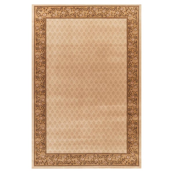 Concord Global Trading Jewel Harmony Ivory 8 ft. x 10 ft. Area Rug