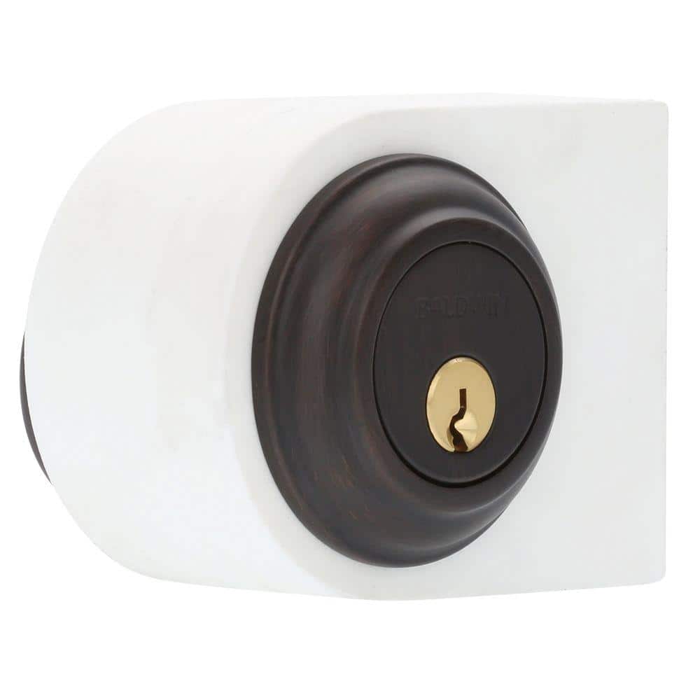 Baldwin Traditional Bronze Single Cylinder Deadbolt 8231112