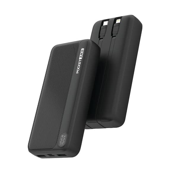 CHARGEWORX 10000MAH Power Bank With Flashlight CX6540 - The Home Depot