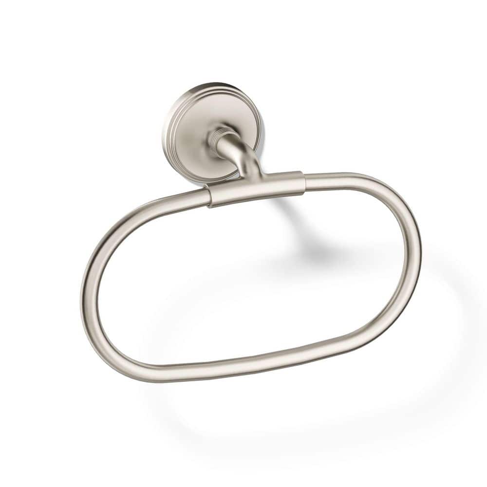 KOHLER Paces Wall Mounted Towel Ring in Vibrant Brushed Nickel