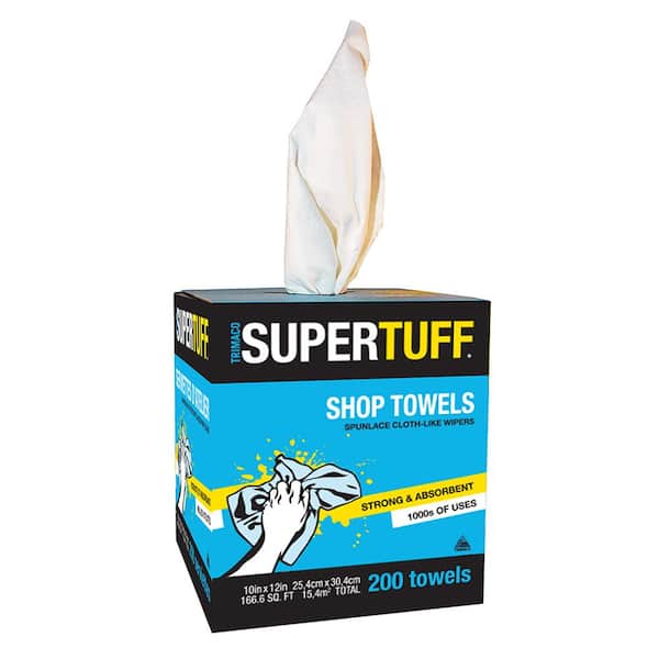 TRIMACO SuperTuff 10 in. W x 12 in. L Painter's Rags, 200-Pack