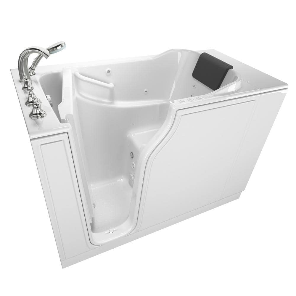 Gelcoat Premium Series 52 in. x 30 in. Left Hand Walk-In Whirlpool and Air 
