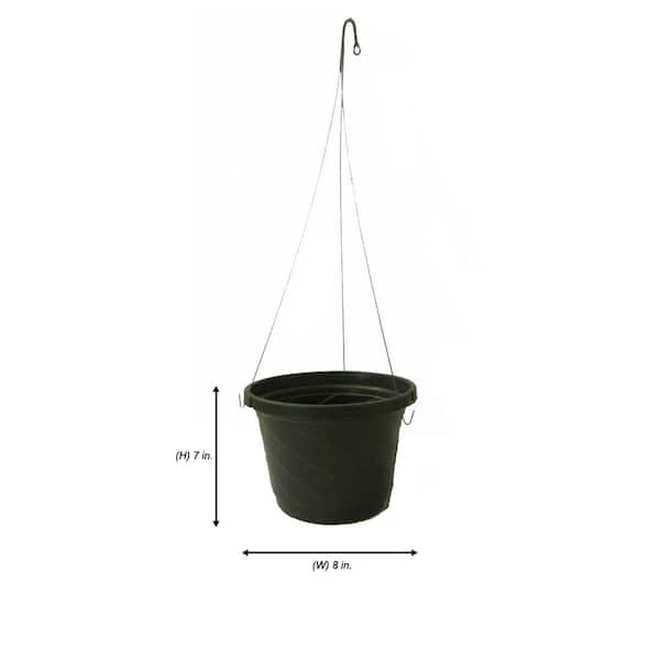 Plastic Hanging Bowl 8 Inch, Clear Displays