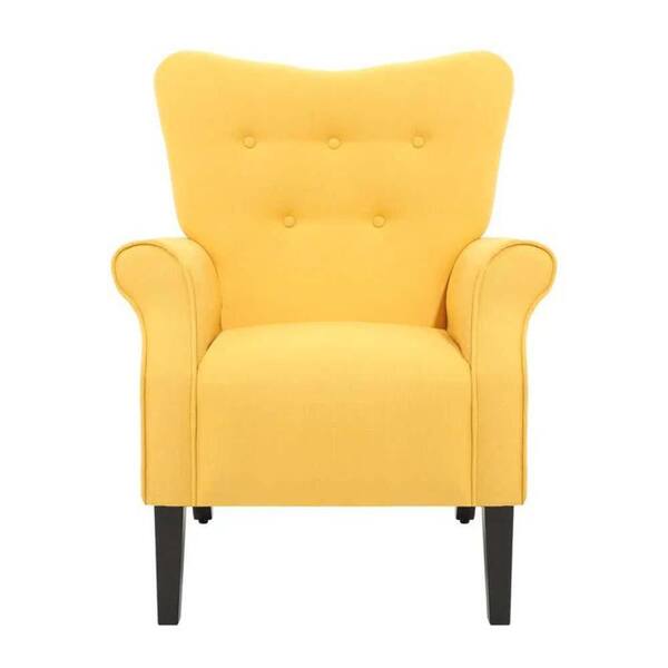 Yellow discount armchair ikea