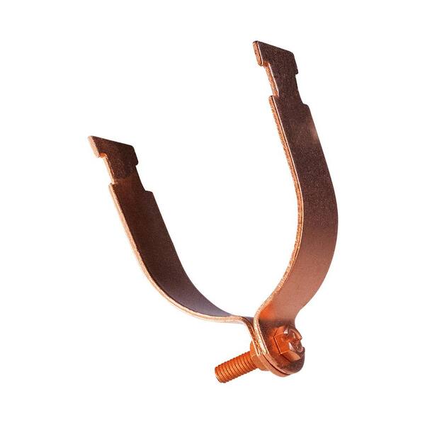 The Plumber's Choice 1-1/2 in. Copper Epoxy Coated Steel Strut Clamp