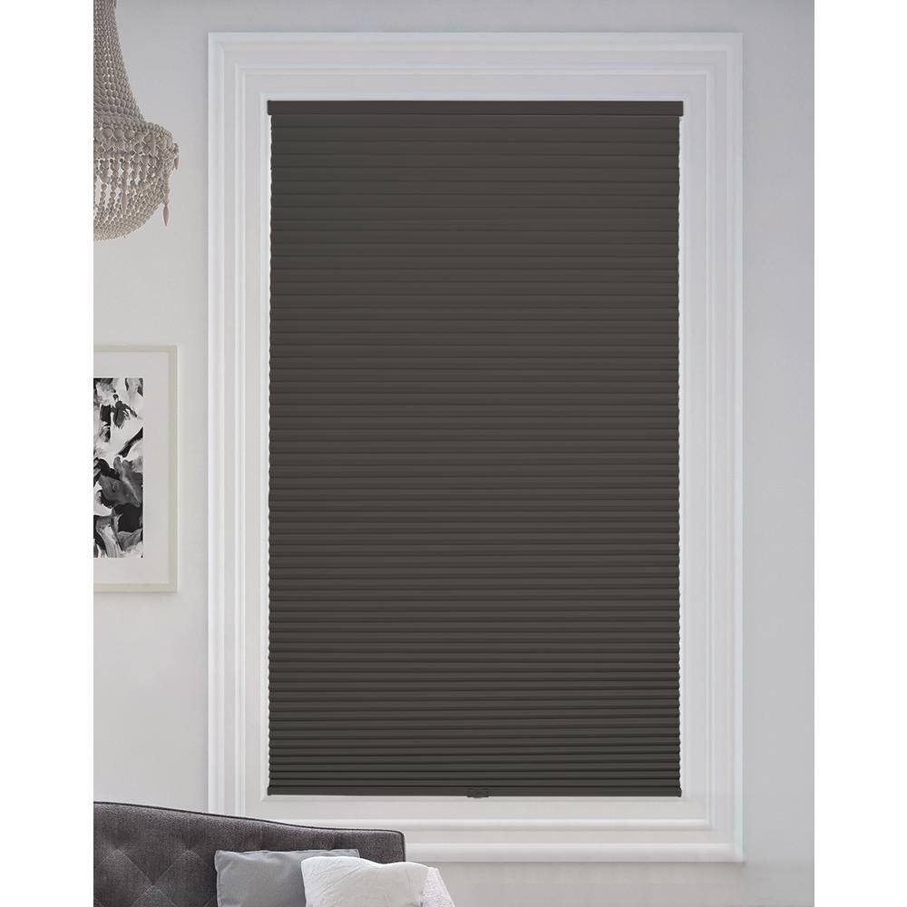 Anthracite Cordless Blackout Cellular Honeycomb Shade, 9/16 in. Single Cell, 68.5 in. W x 72 in. H price history on PriceWatchPro