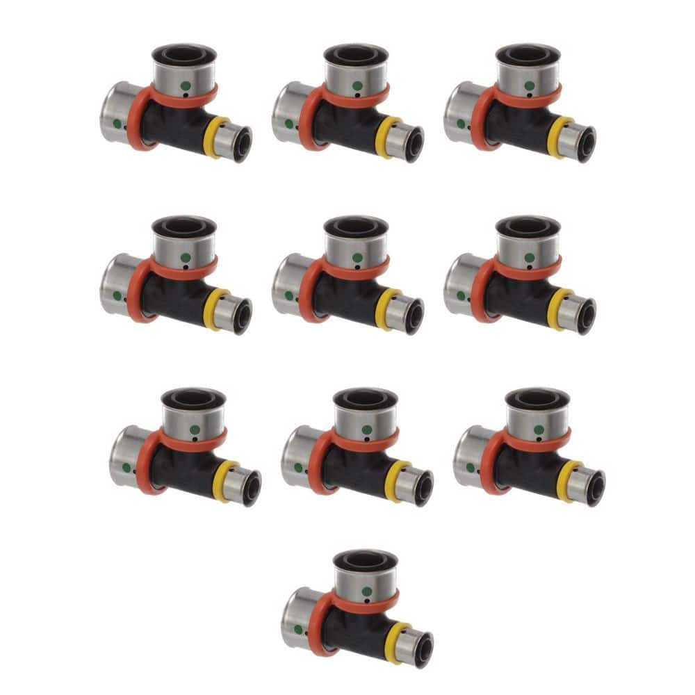 PureFlow 1 in. x 1/2 in. x 1 in. Press Polymer Tee (10-pack) price history on PriceWatchPro