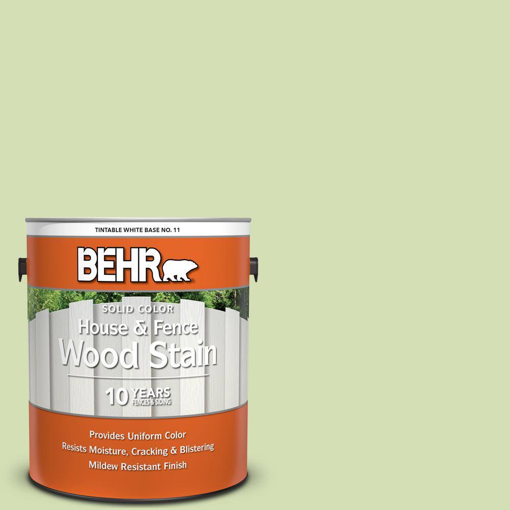 1 gal. #420C-3 Celery Bunch Solid Color House and Fence Exterior Wood Stain