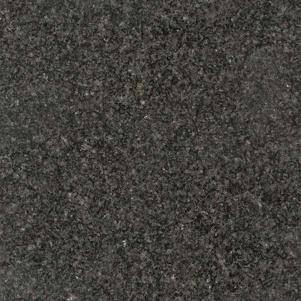 3 in. Granite Countertop Sample in Black Impala