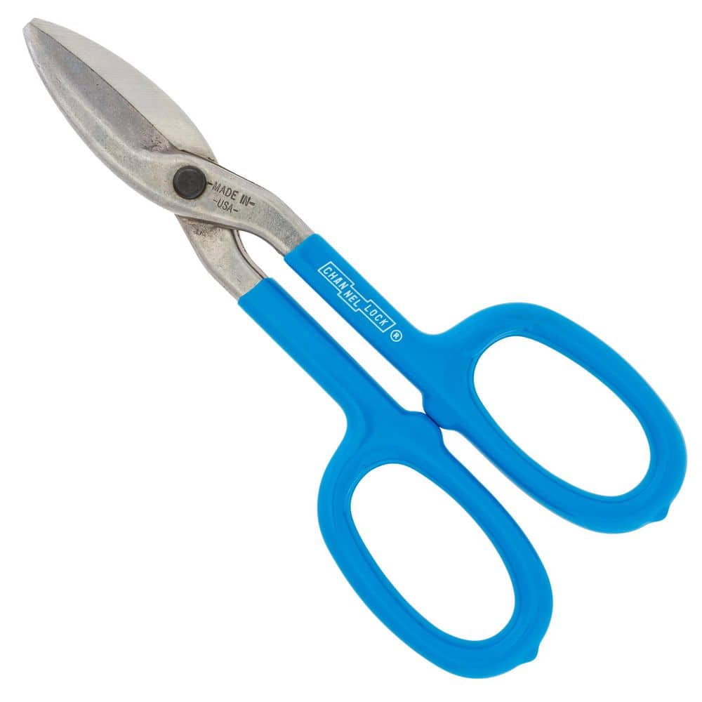 Channellock 8 in. Straight-Cut Tin Snip 608TS - The Home Depot