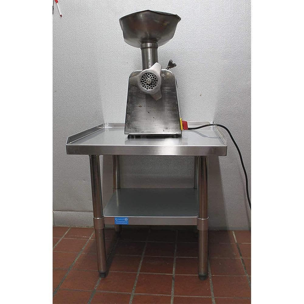 Heavy Duty Stainless Steel Equipment Stand with Undershelf, 36" Length