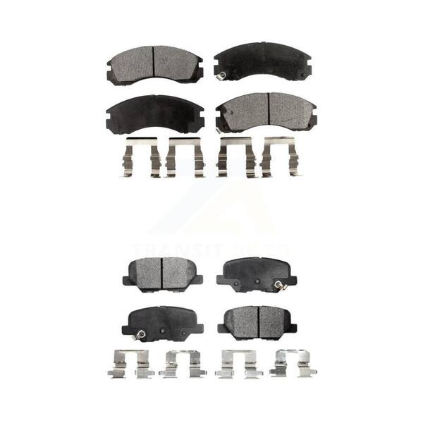 TEC Front Rear Ceramic Brake Pads Kit For Mitsubishi Outlander PHEV With Manual Parking KTC-100720