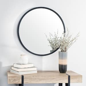 Eason 30 in. X 30 in. Black Framed Mirror