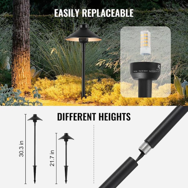 Portfolio 3-Watt Bronze Low Voltage LED Path Light