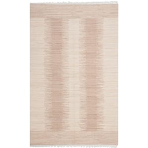 Montauk Beige 5 ft. x 8 ft. Border Area Rug