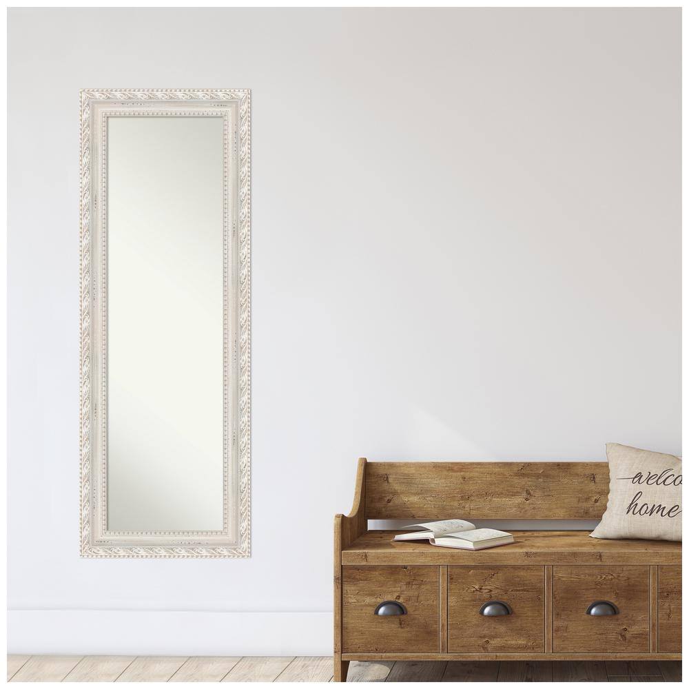 20"x54" Non-Beveled Opera Wood Door Mirror, Wall-Mountable - Amanti Art