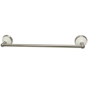 Victorian 24 in. Wall Mount Towel Bar in Brushed Nickel