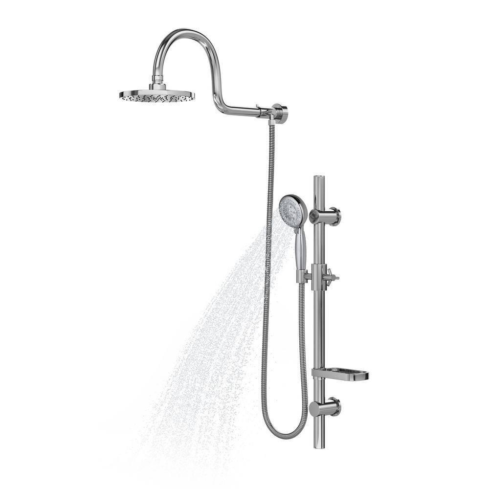 Pulse Chrome Multi-Head Adjustable Shower System