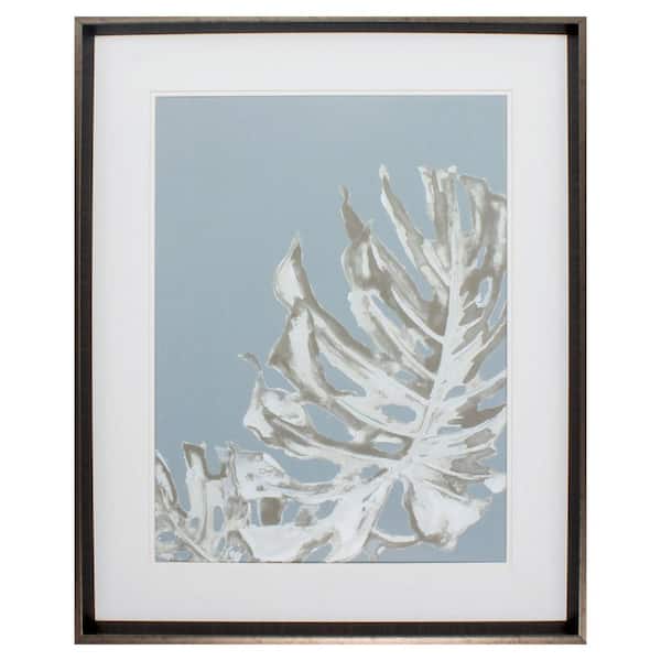 HomeRoots Victoria 26 in. x 32 in. Brushed Silver Gallery Frame