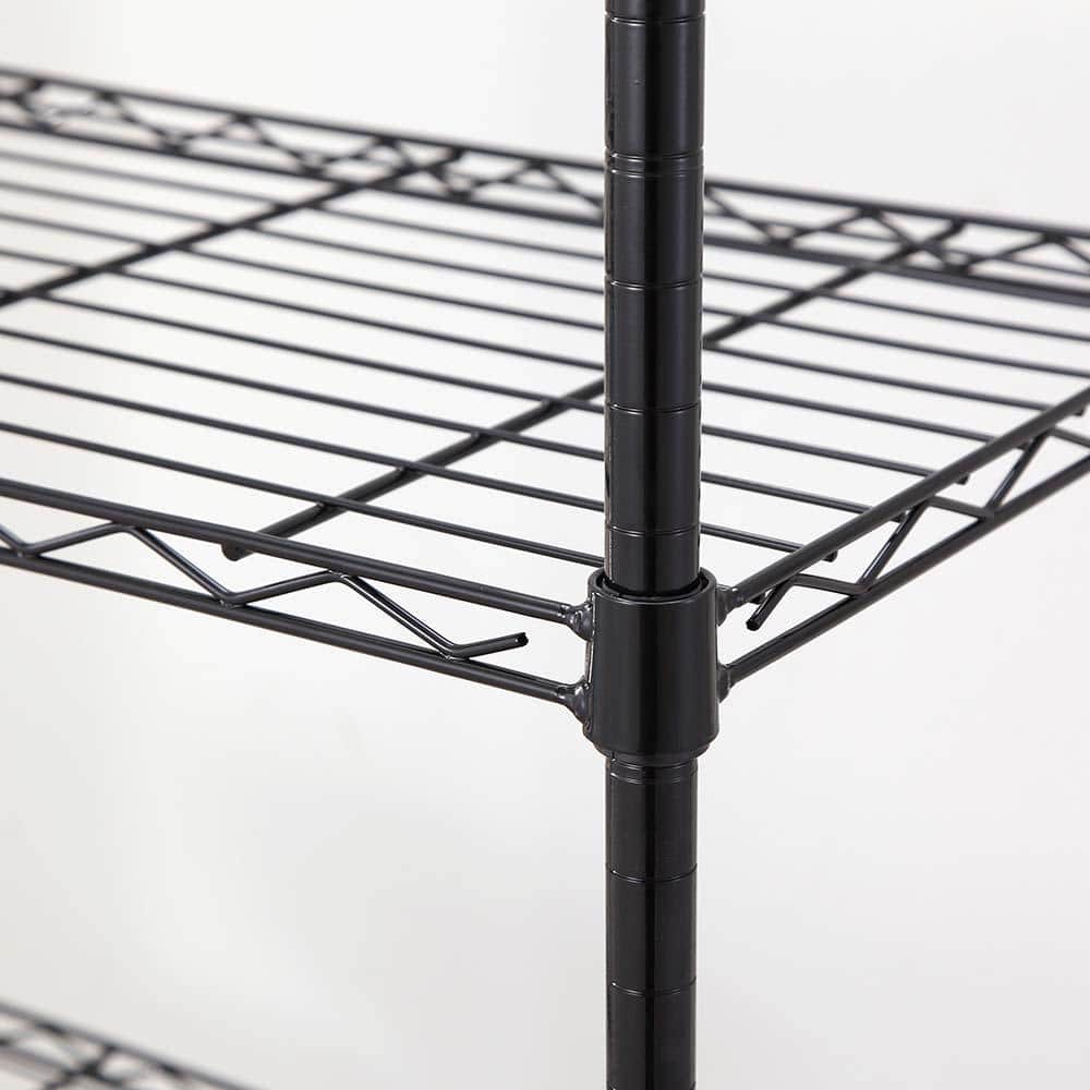 Heavy Duty Steel 4-Shelf Adjustable Storage Rack
