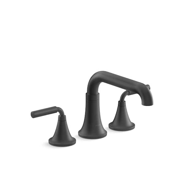 KOHLER Tone 2Handle Tub Faucet Trim Kit in Matte Black T274174BL
