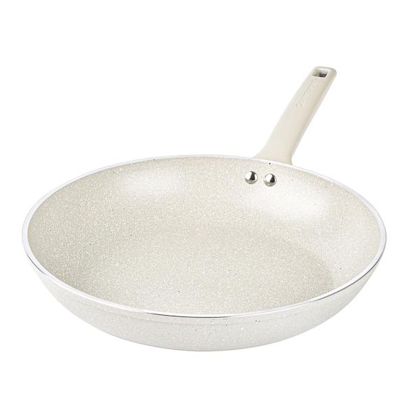 GRANITESTONE Desert Collection 12 in. Aluminum Nonstick Frying Pan in Speckled Beige