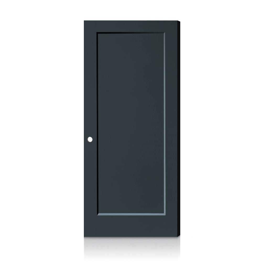 Fire-Rated 1 Panel 28 in. x 80 in. Right-Hand/Inswing Charcoal Gray Composite Interior Commercial Door Slab price history on PriceWatchPro