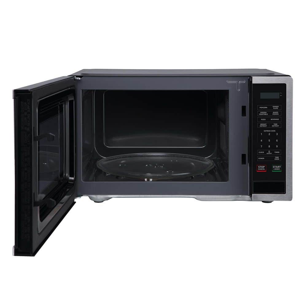 Magic Chef 0.9 cu ft Countertop Microwave Ovens in Stainless Steel