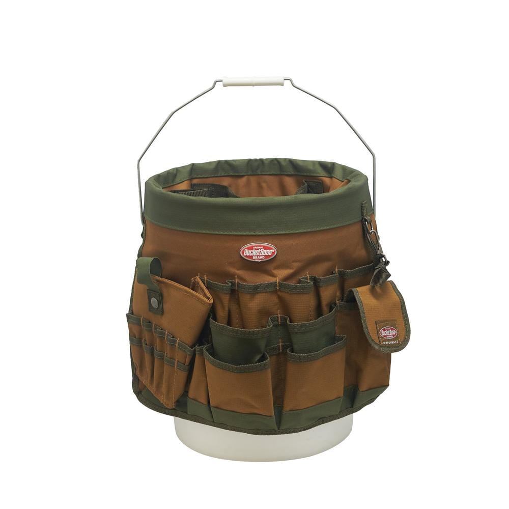 Bucket Boss 56 Brown Polyester 11-in 5-Gallon Bucket Organizer in the Tool  Bags department at