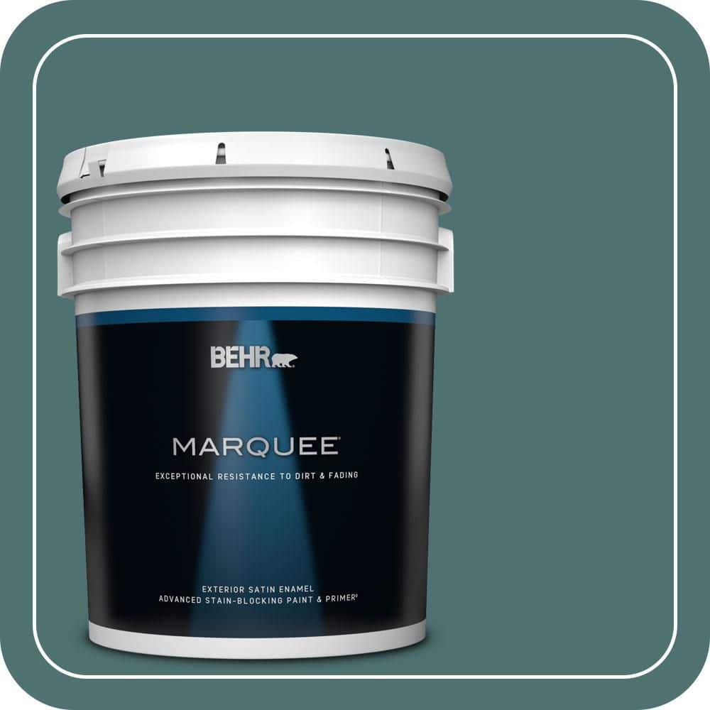 5 gal. #S440-6 Tealish Satin Enamel Exterior Paint & Primer price history on PriceWatchPro