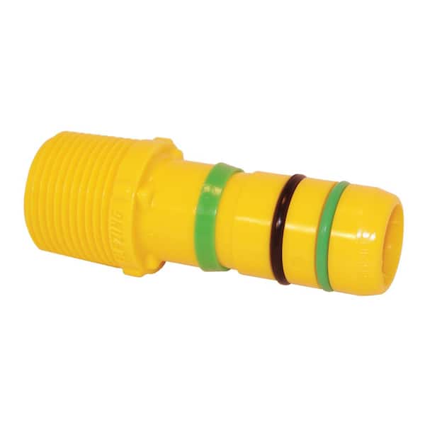 Blazing Fast Fittings 1 in. x 1 in. MPT Insert Male Adapter (25-Pack)